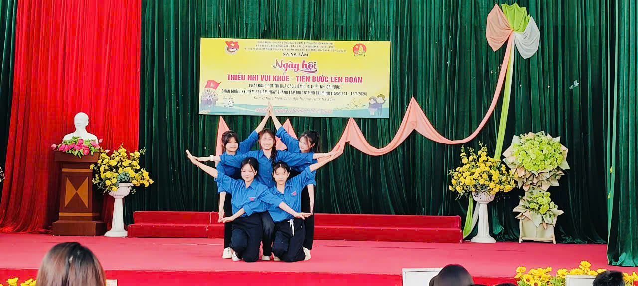 NGÀY HỘI “THIẾU NHI VUI KHỎE – TIẾN BƯỚC LÊN ĐOÀN” NĂM HỌC 2025-2026